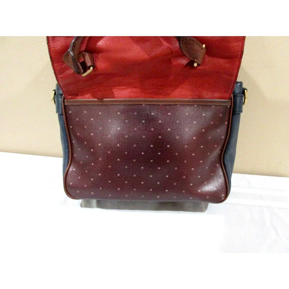 Geninue Bean Poll of the Masquerade Handbag Leather Multicolor Satchel